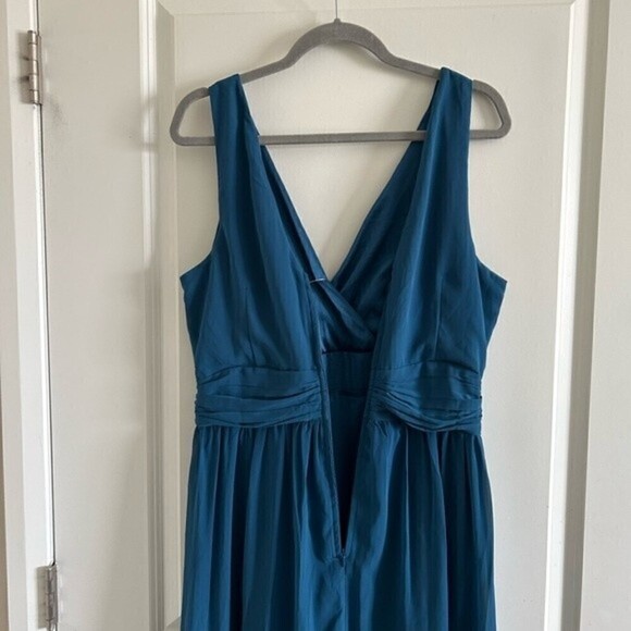 Nwt ModCloth Embracing Grace Peacock Blue Maxi Bridesmaid Formal Dress… - Picture 6 of 10